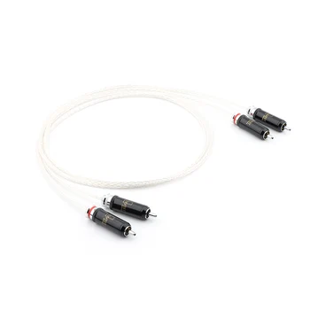 Hi-End 8AG Silver Plated OCC 8 Strands Audio Cable With WBT0152AG RCA Plug Cable HIFI 2RCA TO 2RCA Cable
Hi-End 8AG Silver Plated OCC 8 Strands Audio Cable With WBT0152AG RCA Plug Cable HIFI 2RCA TO 2RCA Cable