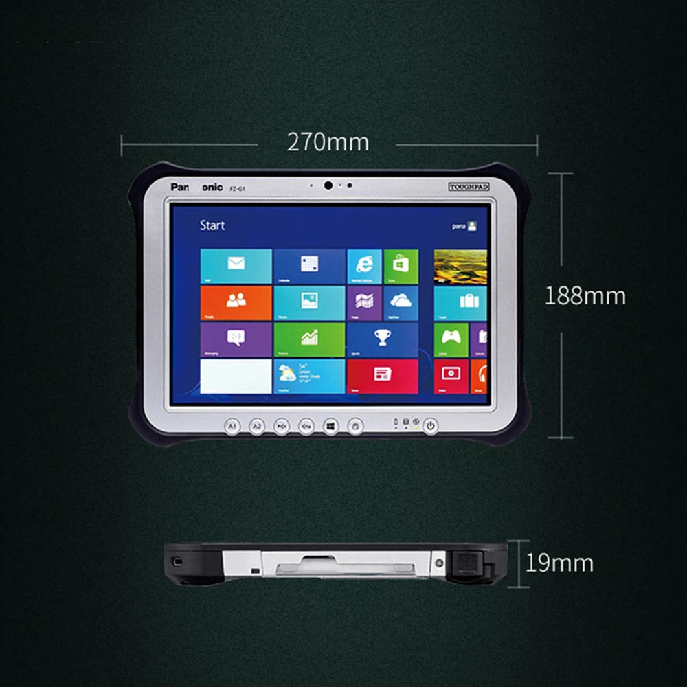Military Panasonic Tablet FZ-G1 i5 4G 8G 512GB SSD Toughbook FZ G1 Screen Touch For Automobile Inspection Quality | Автомобили и
