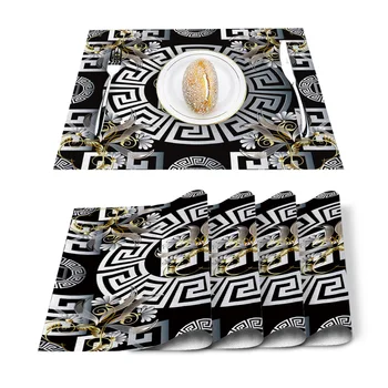 Mandala Silver Flower Circle Swirl Placemat for Dining Table Non-slip and Heat-insulating Table Mat Table Decoration
Mandala Silver Flower Circle Swirl Placemat for Dining Table Non-slip and Heat-insulating Table Mat Table Decoration