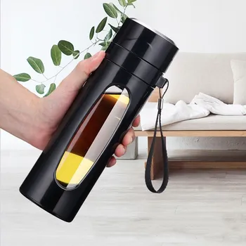 Glass Tea Cup Double Walled Glass Water Bottle with Stainless Steel Tea Infuser Filter anti-fall glass Water Bottle
Glass Tea Cup Double Walled Glass Water Bottle with Stainless Steel Tea Infuser Filter anti-fall glass Water Bottle