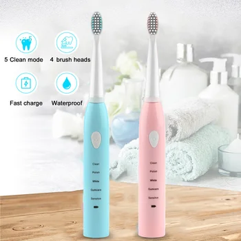 Electric Tooth 360 Brush Brush Sonic Toothbrush USB Fast Charging Teeth Whitening There Are 4 Brush Heads A8
Electric Tooth 360 Brush Brush Sonic Toothbrush USB Fast Charging Teeth Whitening There Are 4 Brush Heads A8