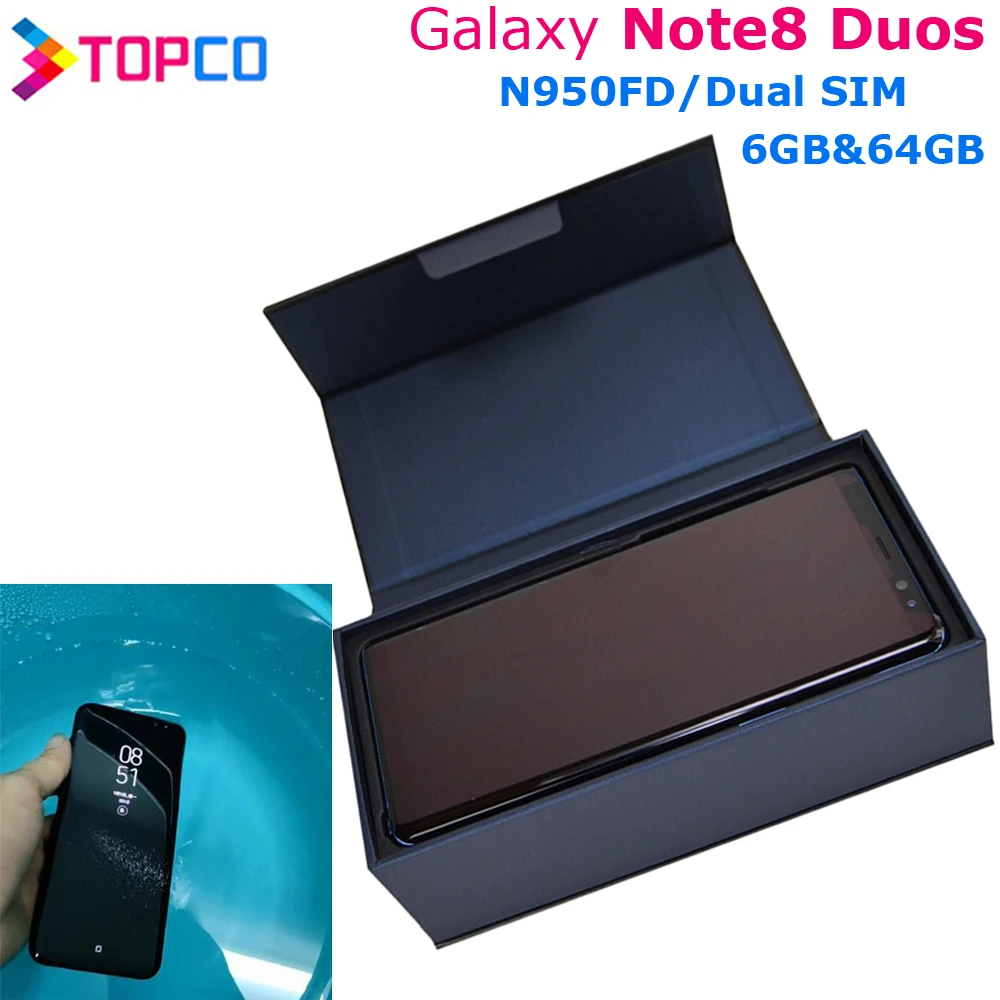 Samsung Galaxy Note8 Duos Note 8 N950FD Unlocked 4G LTE Android Phone Octa Core 6.3" Dual 12MP Back Cameras RAM 6GB ROM 64GB
Samsung Galaxy Note8 Duos Note 8 N950FD Unlocked 4G LTE Android Phone Octa Core 6.3" Dual 12MP Back Cameras RAM 6GB ROM 64GB