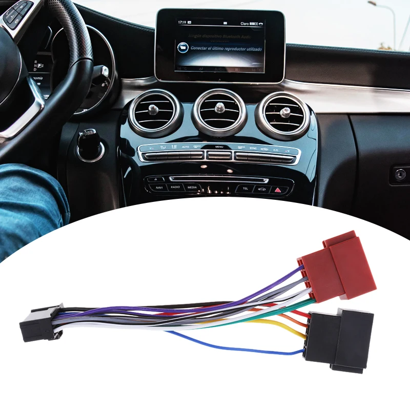 Car Audio ISO Connector Auto Audio 16-Pin ISO Lead Wiring Loom Adaptor Plug Wire Radio Connector For Pioneer Car Accessories
Car Audio ISO Connector Auto Audio 16-Pin ISO Lead Wiring Loom Adaptor Plug Wire Radio Connector For Pioneer Car Accessories