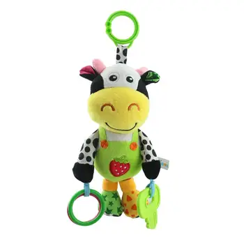 1pc Cow Teether Toy Cartoon Plush Animal Cute Appease Toy Stroller Hanging Toy for Infant
1pc Cow Teether Toy Cartoon Plush Animal Cute Appease Toy Stroller Hanging Toy for Infant