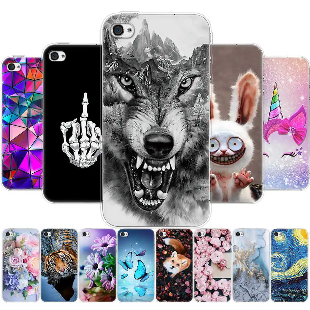 Case For iphone 5 5s se 4 4s soft touch tpu phone Shell Cover Apple iPhone 6s 6 s plus Fundas coque etui bumper marble | Мобильные