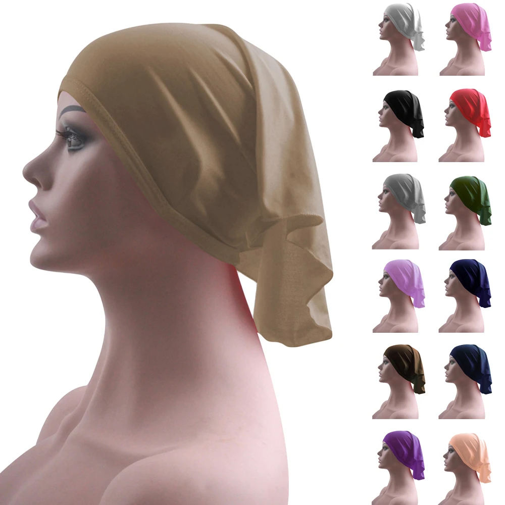 Undersarf Muslim Women Hijab Inner Cap Turban Islamic Headwear Headscarf Bonnet Niqab Hat Arab Stretch Cotton Covers Wrap Scarf
Undersarf Muslim Women Hijab Inner Cap Turban Islamic Headwear Headscarf Bonnet Niqab Hat Arab Stretch Cotton Covers Wrap Scarf