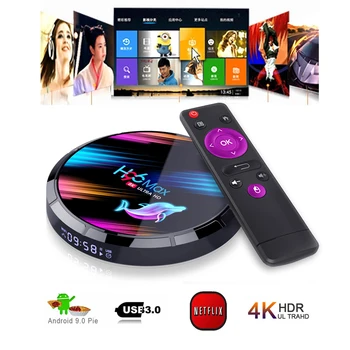Android 9.0 H96 Max X3 Amlogic S905X3 Android TV Box 4G 128G Smart TV Box H96max IPTV Set Top Box 4K BT4.0 Dual Wifi Media Playe
Android 9.0 H96 Max X3 Amlogic S905X3 Android TV Box 4G 128G Smart TV Box H96max IPTV Set Top Box 4K BT4.0 Dual Wifi Media Playe