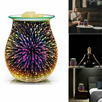 Aroma Electric Wax Melt Burner 3D Firework Lamp LED Night Light Wax Warmer Air Freshener Office Home Decor Gift US UK EU AU Plug 
Aroma Electric Wax Melt Burner 3D Firework Lamp LED Night Light Wax Warmer Air Freshener Office Home Decor Gift US UK EU AU Plug