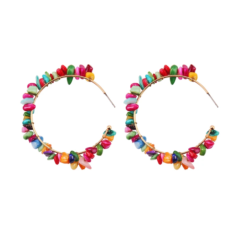 Itenice Natural Stone Hoop Earrings For Women Ethnic Boho Earrings C Shape Handmade Earring Jewelry Accesseries
Itenice Natural Stone Hoop Earrings For Women Ethnic Boho Earrings C Shape Handmade Earring Jewelry Accesseries