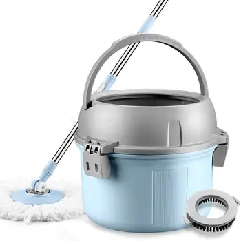 Hand-free mop with bucket home rotating universal rod mop single barrel mop automatic drowning lazy mopping artifact
Hand-free mop with bucket home rotating universal rod mop single barrel mop automatic drowning lazy mopping artifact