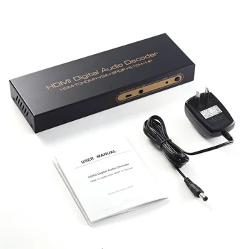 Black Durable 1080P HDMI Digital Audio Decoder HDMI to HDMI / VGA / SPDIF / 5.1 Surround Sound Converter Adapter JP Plug
Black Durable 1080P HDMI Digital Audio Decoder HDMI to HDMI / VGA / SPDIF / 5.1 Surround Sound Converter Adapter JP Plug