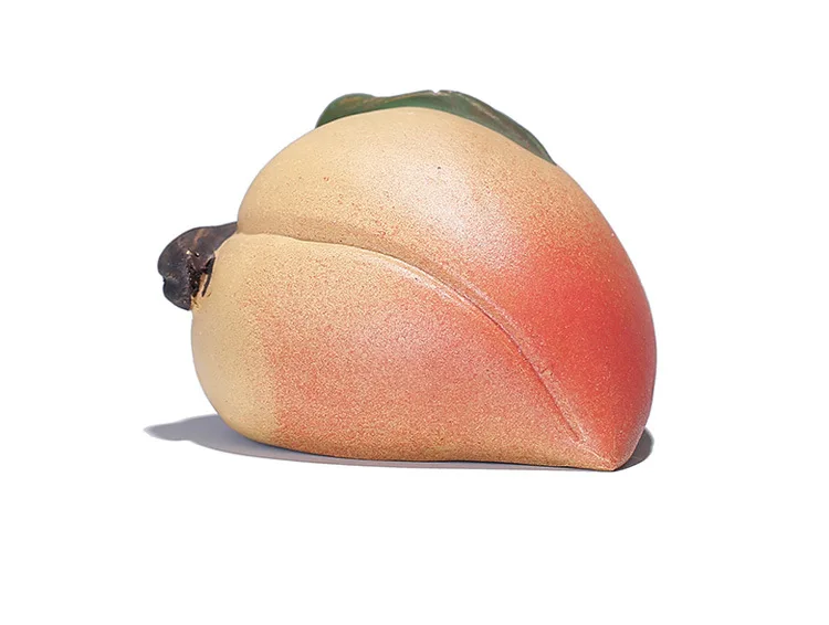 clay tea ornaments longevity peach monkey tea tray decoration a