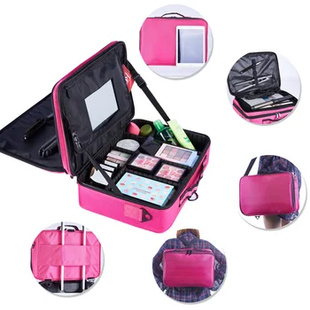 Female Cosmetics Case Professional Makeup Tool Set Organizer Bolso Mujer Cosmetic Bag Large Capacity Case Multilayer Suitcase
Female Cosmetics Case Professional Makeup Tool Set Organizer Bolso Mujer Cosmetic Bag Large Capacity Case Multilayer Suitcase