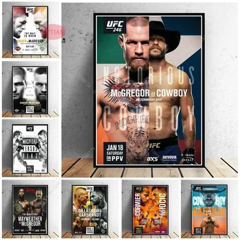 NT854 Poster Print Nate Diaz Conor McGregor vs Cowboy Cerrone 246 Painting Wall Art Canvas Picture Living Home Room Decor
NT854 Poster Print Nate Diaz Conor McGregor vs Cowboy Cerrone 246 Painting Wall Art Canvas Picture Living Home Room Decor