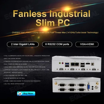 Rugged Industrial Mini Computer Intel Celeron J1900 6 RS232 COM Linux Barebone Slim PC Dual Lan SIM 3G/4G Module RTC PXE
Rugged Industrial Mini Computer Intel Celeron J1900 6 RS232 COM Linux Barebone Slim PC Dual Lan SIM 3G/4G Module RTC PXE