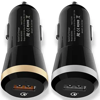 9V2A USB Car Charger 1 Port 18W Fast Car Charging Dedicated QC3.0 Chargers Classical
9V2A USB Car Charger 1 Port 18W Fast Car Charging Dedicated QC3.0 Chargers Classical