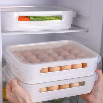 24 Grids Eggs Storage Box Kitchen Food Storage Organizer Refrigerator Egg Storage Container Stackable Eggs Tray With Lid
24 Grids Eggs Storage Box Kitchen Food Storage Organizer Refrigerator Egg Storage Container Stackable Eggs Tray With Lid