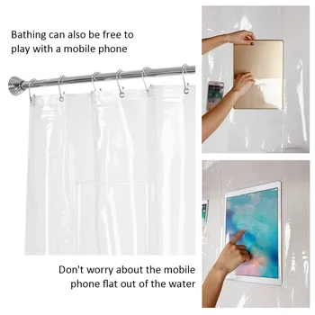 Shower Curtain Waterproof Transparent EVA With 12 Pockets Easy Clean Home Modern Shower Curtain
Shower Curtain Waterproof Transparent EVA With 12 Pockets Easy Clean Home Modern Shower Curtain
