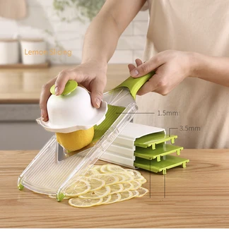 Slicer Fruit V Slicer Vegetable Julienne Cutter Lemon Slicing Tool 4 Blade Mandoline Adjustable Cutter Shredders Stainless Steel
Slicer Fruit V Slicer Vegetable Julienne Cutter Lemon Slicing Tool 4 Blade Mandoline Adjustable Cutter Shredders Stainless Steel