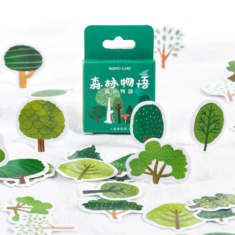 46pcs Forest Story Stickers Set Green Leaf Tree Plant Note Sticker DIY Sealing Paste Decoration Adhesive Post Gift Diary F338
46pcs Forest Story Stickers Set Green Leaf Tree Plant Note Sticker DIY Sealing Paste Decoration Adhesive Post Gift Diary F338