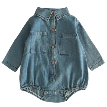 Newborn Baby Girls Boys Romper Jumpsuit Solid Color Denim Fashion Casual Outfit Jumpsuit Hot
Newborn Baby Girls Boys Romper Jumpsuit Solid Color Denim Fashion Casual Outfit Jumpsuit Hot
