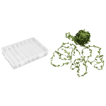 1 Pcs Adjustable 24 Compartment Slot Plastic Storage Box & 1 Pcs 20M Artificial Garland Plants Vine Fake Foliage
1 Pcs Adjustable 24 Compartment Slot Plastic Storage Box & 1 Pcs 20M Artificial Garland Plants Vine Fake Foliage