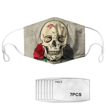 New Arrival Mouth Nose Men Masks With Filter Skull with Rose Gothic Printed Dust-proof Anti-virus Health Protection COTTON
New Arrival Mouth Nose Men Masks With Filter Skull with Rose Gothic Printed Dust-proof Anti-virus Health Protection COTTON