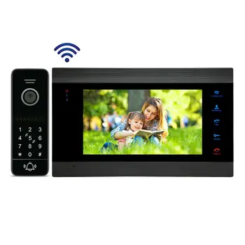 WiFI App Mobile Phone Unlock Video Door Phone Intercom Smart Security Doorbell System RFID Code KeyPad RFID Camera Free Ship
WiFI App Mobile Phone Unlock Video Door Phone Intercom Smart Security Doorbell System RFID Code KeyPad RFID Camera Free Ship