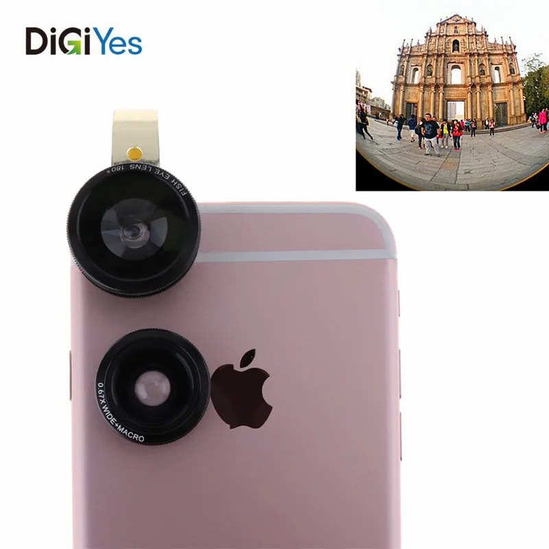 Durable Fisheye Lens & Macro Lens Super Wide Angle Mobile Phone Camera Lens Kit Metal Clip-on Any Kind of Mobile Phone
Durable Fisheye Lens & Macro Lens Super Wide Angle Mobile Phone Camera Lens Kit Metal Clip-on Any Kind of Mobile Phone