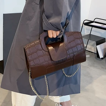 Stone Pattern PU Leather Tote Bags for Women 2021 Branded Small Cross Body Brand Designer Chain Shoulder Bag Luxury Handbags
Stone Pattern PU Leather Tote Bags for Women 2021 Branded Small Cross Body Brand Designer Chain Shoulder Bag Luxury Handbags