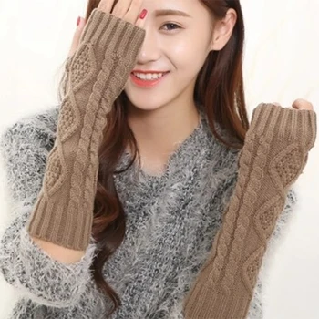 Fashion Women Mitten Warm Fingerless Gloves Hand Warmer Winter Women Arm Crochet Knitting Faux Gloves
Fashion Women Mitten Warm Fingerless Gloves Hand Warmer Winter Women Arm Crochet Knitting Faux Gloves
