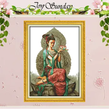Dunhuang Lotus Female Patterns Counted Cross Stitch 11CT 14CT Cross Stitch Sets Chinese Cross-stitch Kits Embroidery Needlework
Dunhuang Lotus Female Patterns Counted Cross Stitch 11CT 14CT Cross Stitch Sets Chinese Cross-stitch Kits Embroidery Needlework