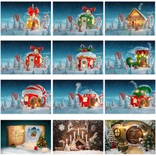Mocsicka Winter Christmas Background Fairy House Christmas Tree Decoration Child Portrait Photo Backdrop Photography Banner 
Mocsicka Winter Christmas Background Fairy House Christmas Tree Decoration Child Portrait Photo Backdrop Photography Banner