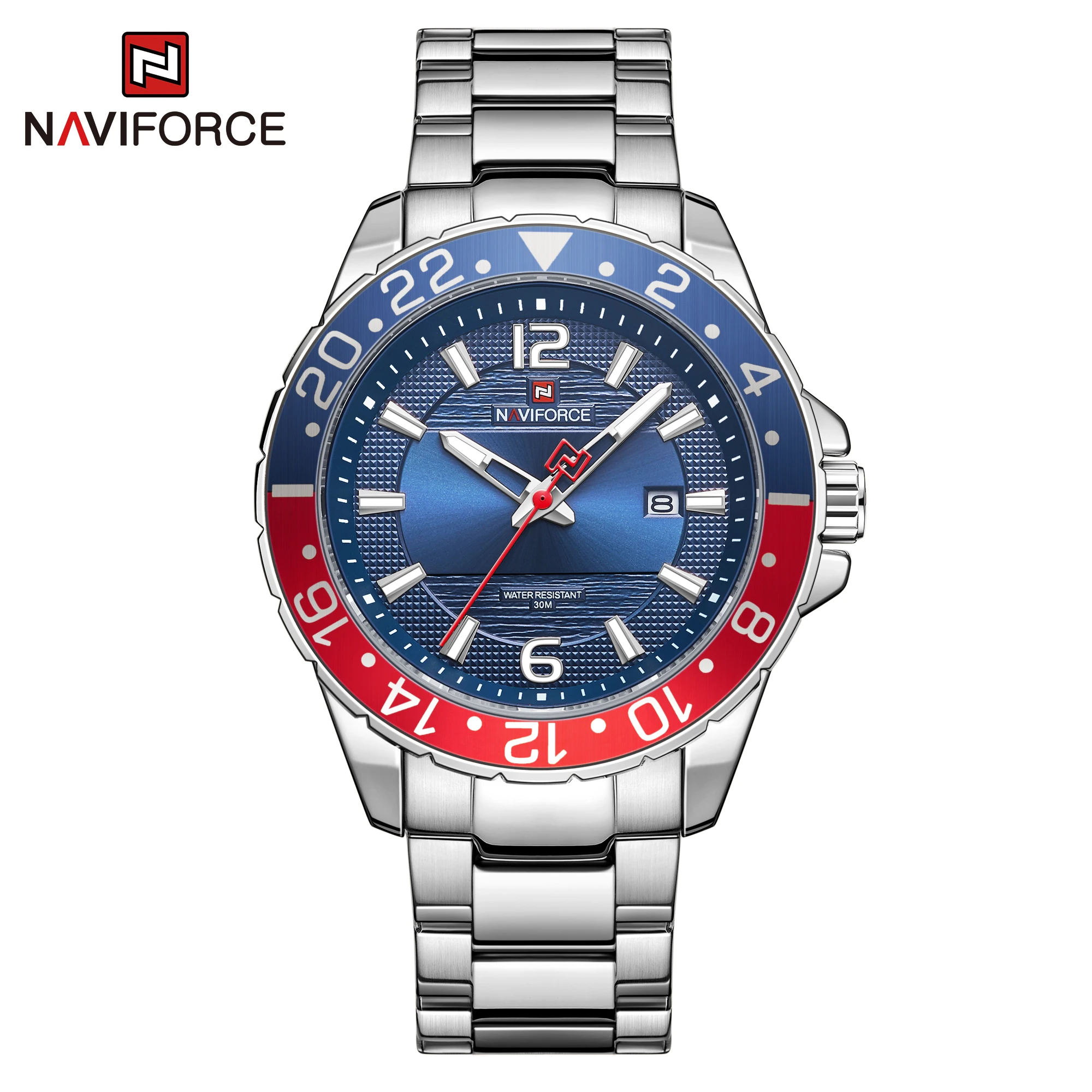 

NAVIFORCE Watch Men Top Brand Male Fashion Wristwatch Sport Luxury Analog Relogio Masculino Waterproof Stainless Steel Clock New