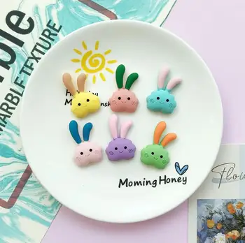 Kawaii Cloud Rabbit Ear Flatback Resin Cabochon Scrapbooking Craft for Headwear Accessories DIY Phone Case Decoration
Kawaii Cloud Rabbit Ear Flatback Resin Cabochon Scrapbooking Craft for Headwear Accessories DIY Phone Case Decoration