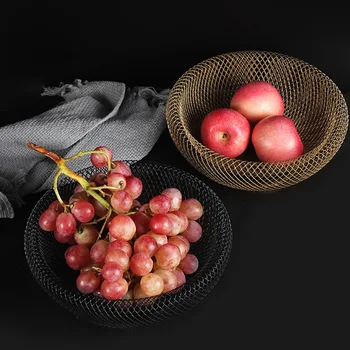 Nordic Stryle Stainless Steel Fruit Vegetable Home Storage Bowl Round Desktop Decoration Storage Basket Kitchen AccessoriesZL462
Nordic Stryle Stainless Steel Fruit Vegetable Home Storage Bowl Round Desktop Decoration Storage Basket Kitchen AccessoriesZL462