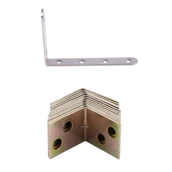13 Pcs Shelf Support 90 Degree Right Angle Bracket, 1 Pcs Silver & 12Pcs Brass Color
13 Pcs Shelf Support 90 Degree Right Angle Bracket, 1 Pcs Silver & 12Pcs Brass Color