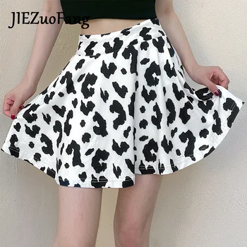 JIEZuoFang Gothic Punk Style High Waist Slim Women Skirt High Quality Fashion Sexy Skirts Cow Print Up Mini Skirt For Female
JIEZuoFang Gothic Punk Style High Waist Slim Women Skirt High Quality Fashion Sexy Skirts Cow Print Up Mini Skirt For Female