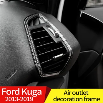 Car Interior Air Conditioner Outlet Vent Grille Chrome Decoration Strip Air outlet decoration frame For Ford Kuga 2013-2019 
Car Interior Air Conditioner Outlet Vent Grille Chrome Decoration Strip Air outlet decoration frame For Ford Kuga 2013-2019
