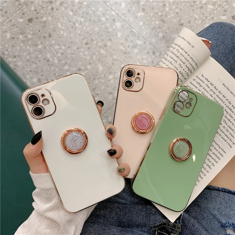 Protective Case For iPhone With Ring  Holder