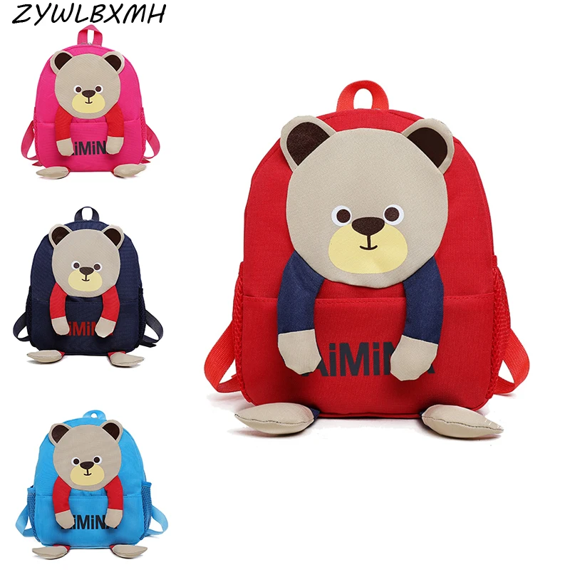 ZYWLBXMH Solid Color Zipper Nylon School Bag Kids Backpack 3D Little Bear Pattern Schoolbag Boy Girl Backpacks mochila infantil
ZYWLBXMH Solid Color Zipper Nylon School Bag Kids Backpack 3D Little Bear Pattern Schoolbag Boy Girl Backpacks mochila infantil