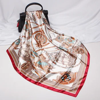 Spring Sailing Pattern Print Handkerchief Women Elegant Soft and Comfortable Silk Scarf Shiny Foulard Bandana Fashion Female
Spring Sailing Pattern Print Handkerchief Women Elegant Soft and Comfortable Silk Scarf Shiny Foulard Bandana Fashion Female