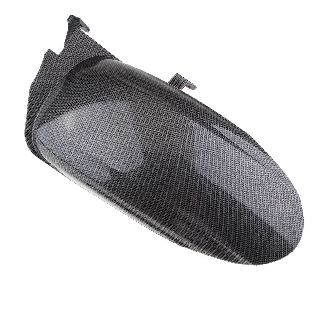 Carbon Fiber Rear Wheel Hugger Fender Splash Guard Cover for Yamaha Xmax 250/300 Motorbike - Black Carbon Fiber Rear Wheel Hugger Fender Splash Guard Cover for Yamaha Xmax 250/300 Motorbike - Black
