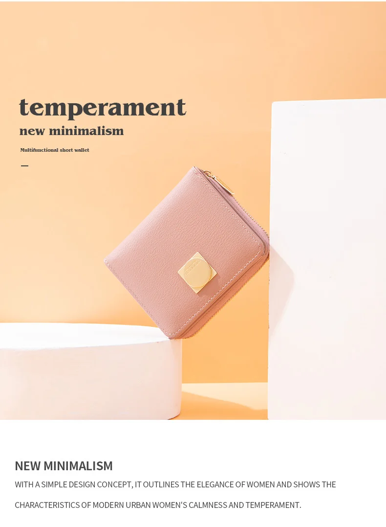 WEICHEN Zipper Coin Pocket Women Wallet pu Leather Card Holder Brand Designer Forever Young Female Wallets Purse Portfel Cartera WEICHEN Zipper Coin Pocket Women Wallet pu Leather Card Holder Brand Designer Forever Young Female Wallets Purse Portfel Cartera