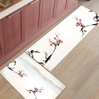 2Pcs/Set Red Flower Plum Flower Ink Scenery Kitchen Carpet Mat Floor Door Mat Anti-slip Mats Home Entrance Front Door Doormats
2Pcs/Set Red Flower Plum Flower Ink Scenery Kitchen Carpet Mat Floor Door Mat Anti-slip Mats Home Entrance Front Door Doormats