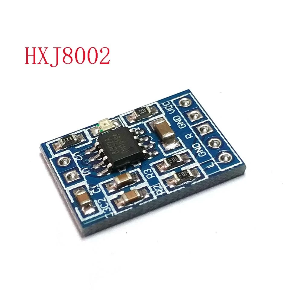 HXJ8002 Power Amplifier Board Mini Audio Voice Amplifier Module Replace PAM8403 2.0-5 .5 V
HXJ8002 Power Amplifier Board Mini Audio Voice Amplifier Module Replace PAM8403 2.0-5 .5 V