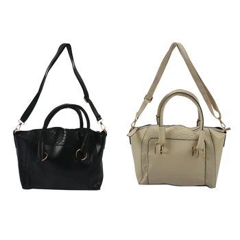 2 Pcs Women'S Shoulder Bag in Imitation Leather Satchel Cross Body Tote Bag, Beige & Black
2 Pcs Women'S Shoulder Bag in Imitation Leather Satchel Cross Body Tote Bag, Beige & Black
