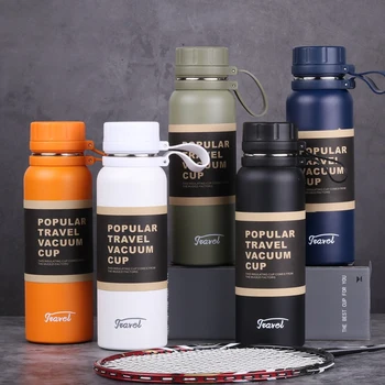 500/1000ml Stainless Steel Water Bottle Sports Travel Thermal Insulation Hot Water Bottle botella de agua de acero inoxidable
500/1000ml Stainless Steel Water Bottle Sports Travel Thermal Insulation Hot Water Bottle botella de agua de acero inoxidable