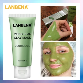 LANBENA Mung Bean Clay Face Mask Reduce Acne Marks Nourishing Deep Cleaning Oil Controlling Clean Pores Remove Grease Skin Care
LANBENA Mung Bean Clay Face Mask Reduce Acne Marks Nourishing Deep Cleaning Oil Controlling Clean Pores Remove Grease Skin Care