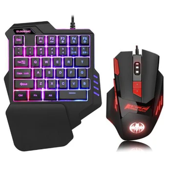 Left Single Hand Keyboard One Hand Mechanical Gaming RGB LED Backlight Keyboard Mouse Set Gamer USB Wired for Laptop PC Tablet
Left Single Hand Keyboard One Hand Mechanical Gaming RGB LED Backlight Keyboard Mouse Set Gamer USB Wired for Laptop PC Tablet